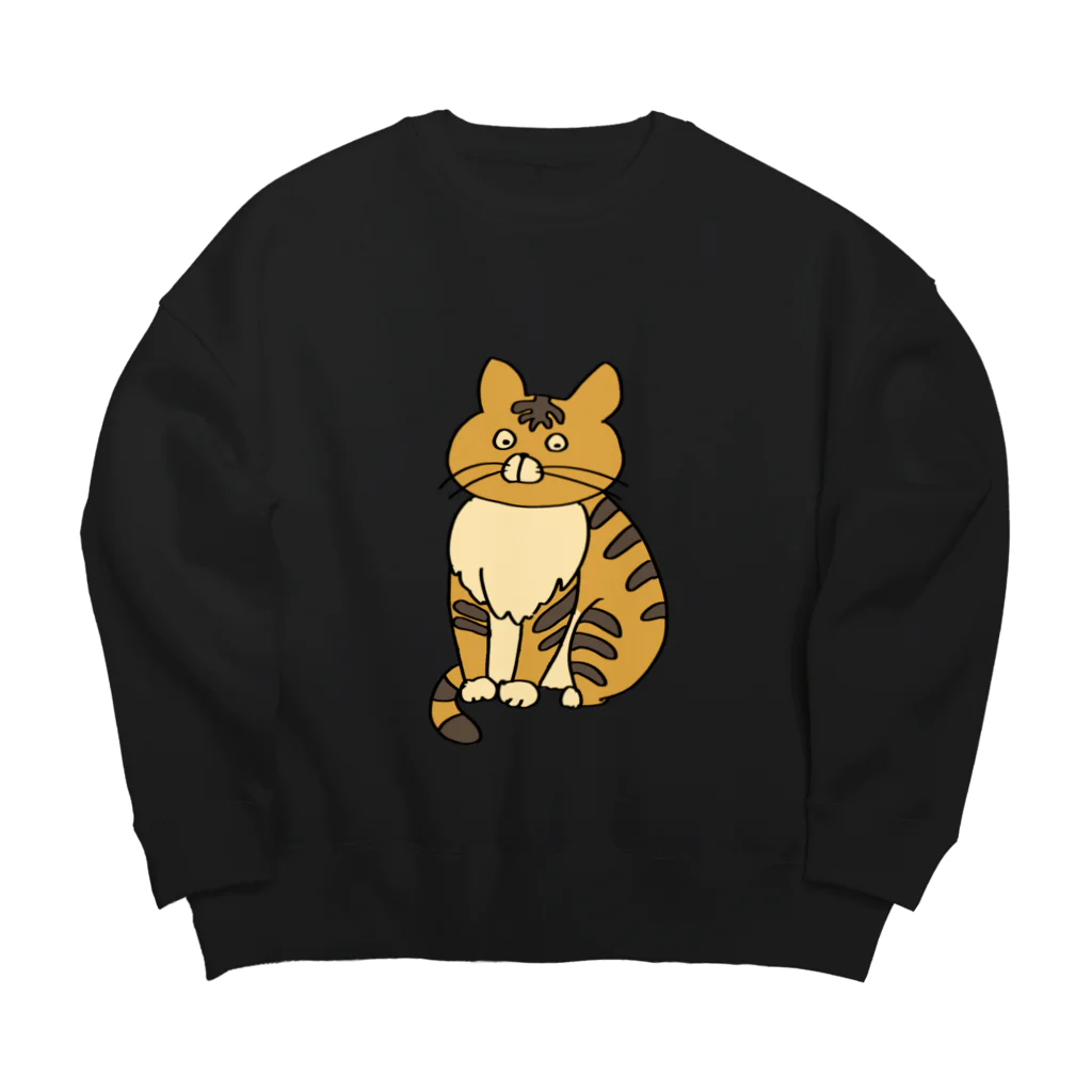 🐈ねこうさぎ🐇の李徴(文字なし) Big Crew Neck Sweatshirt