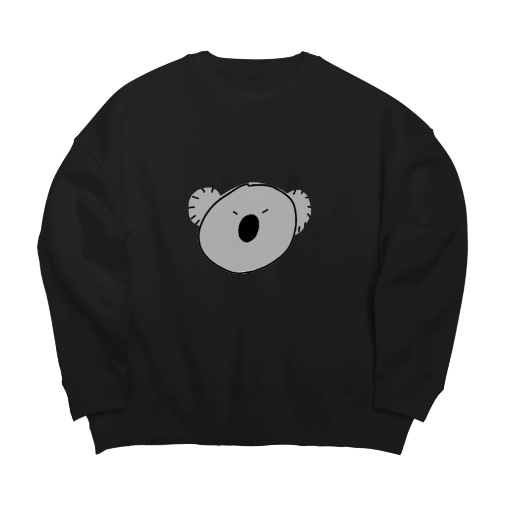 puppy puppyのちょっと拗ねてるこあらくん Big Crew Neck Sweatshirt