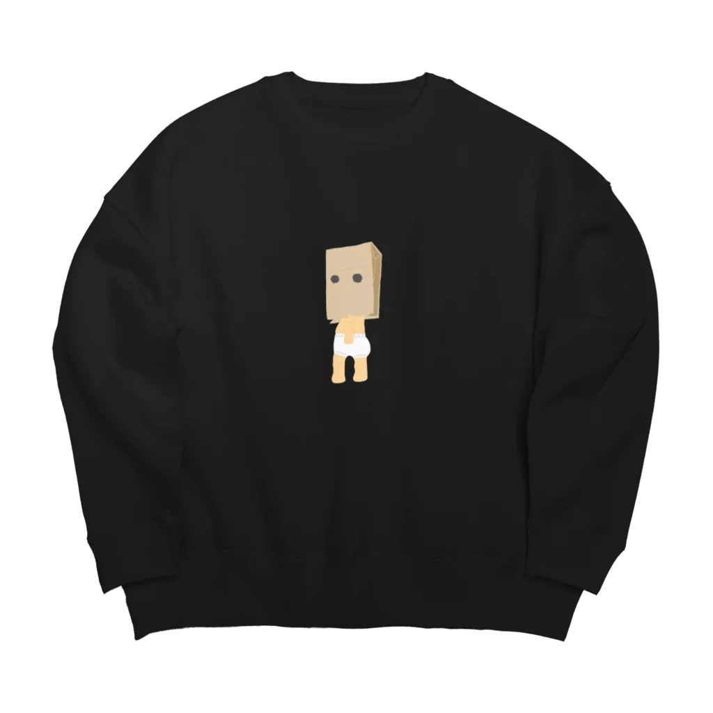 Mrs.Bean/ミセスビーンの袋仮面ベビー Big Crew Neck Sweatshirt