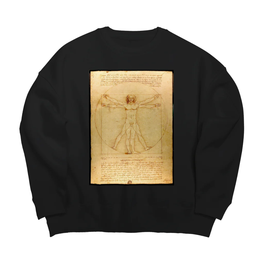 artgalleryのUomo vitruviano Big Crew Neck Sweatshirt