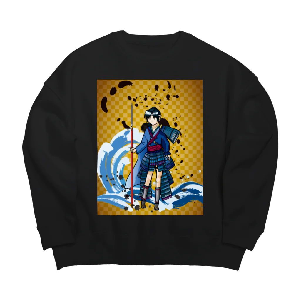 Drecome_Designの女武者 Big Crew Neck Sweatshirt