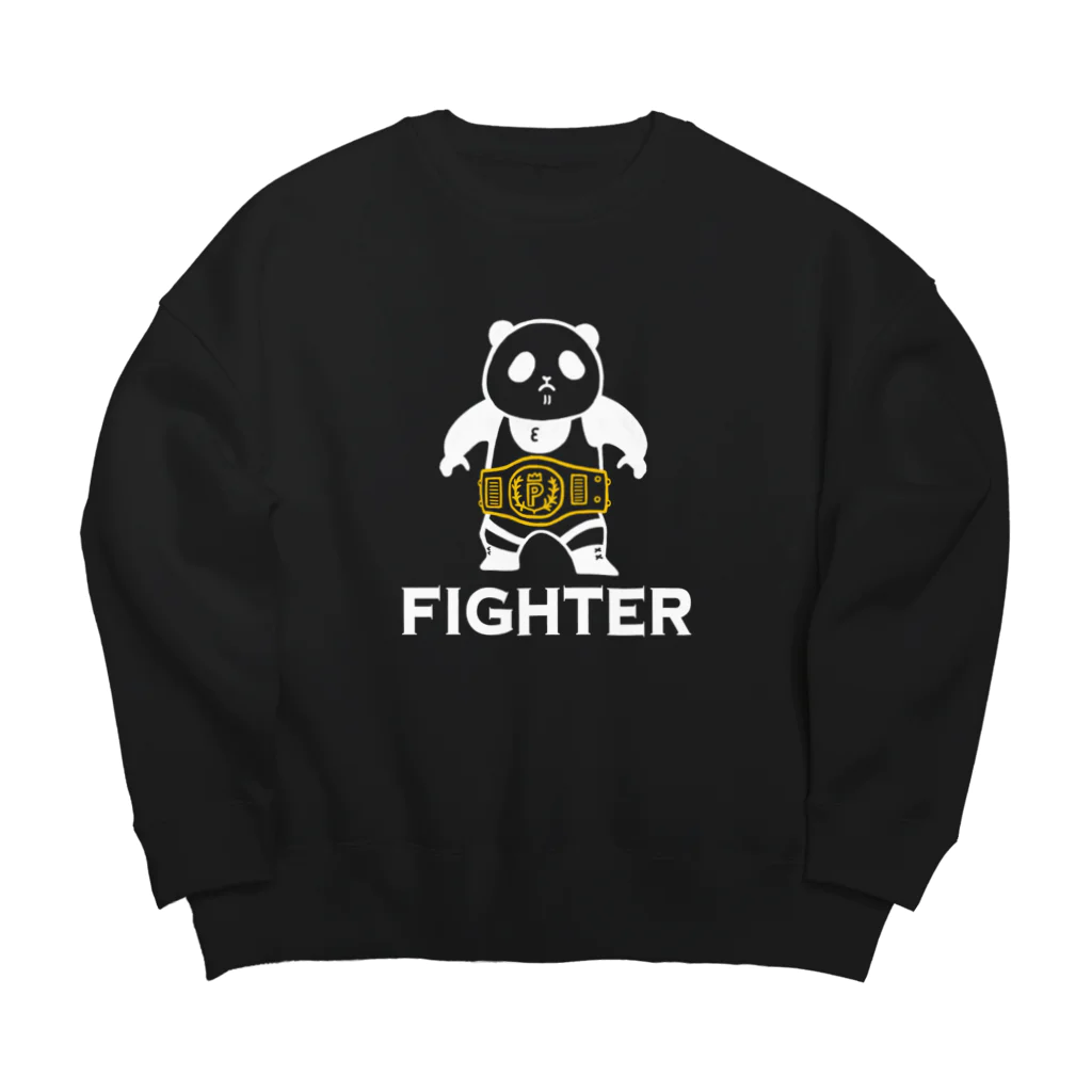 パンダプロレス&パンダジムのパンダプロレス ファイター Big Crew Neck Sweatshirt