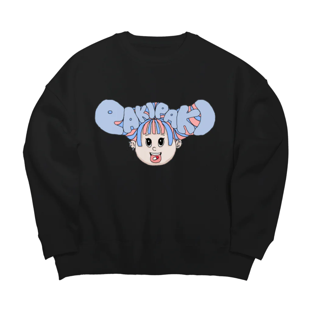 パキパキロケットのパキパキロケット Big Crew Neck Sweatshirt