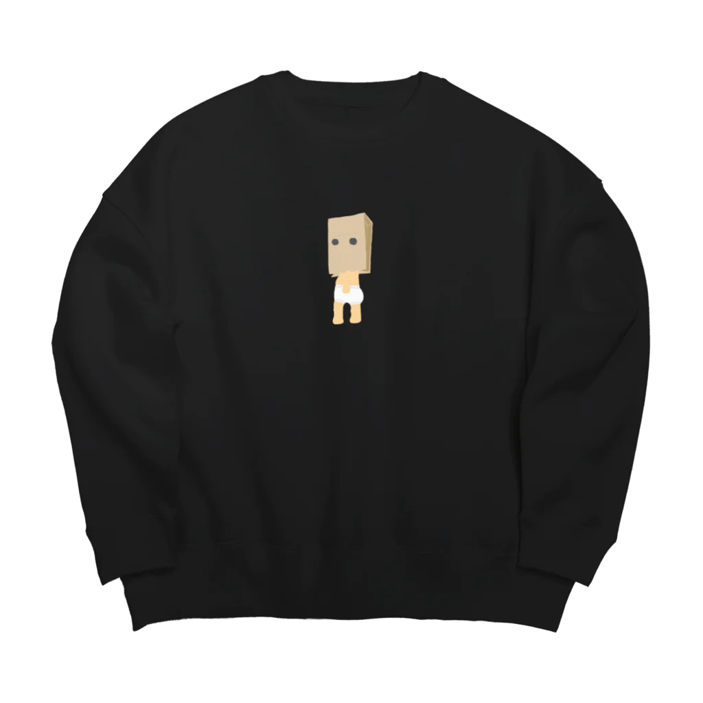 Mrs.Bean/ミセスビーンの袋仮面ベビー Big Crew Neck Sweatshirt