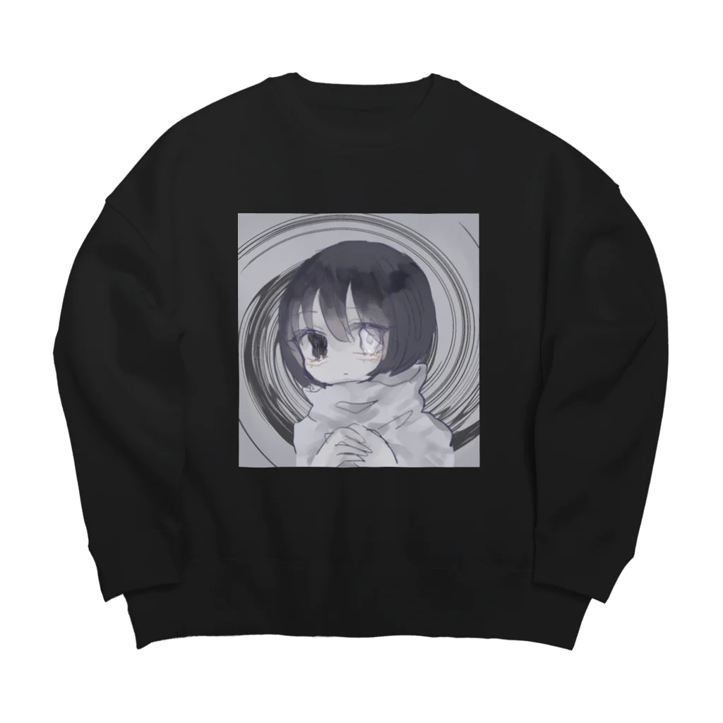 あくむ病院の冥 Big Crew Neck Sweatshirt