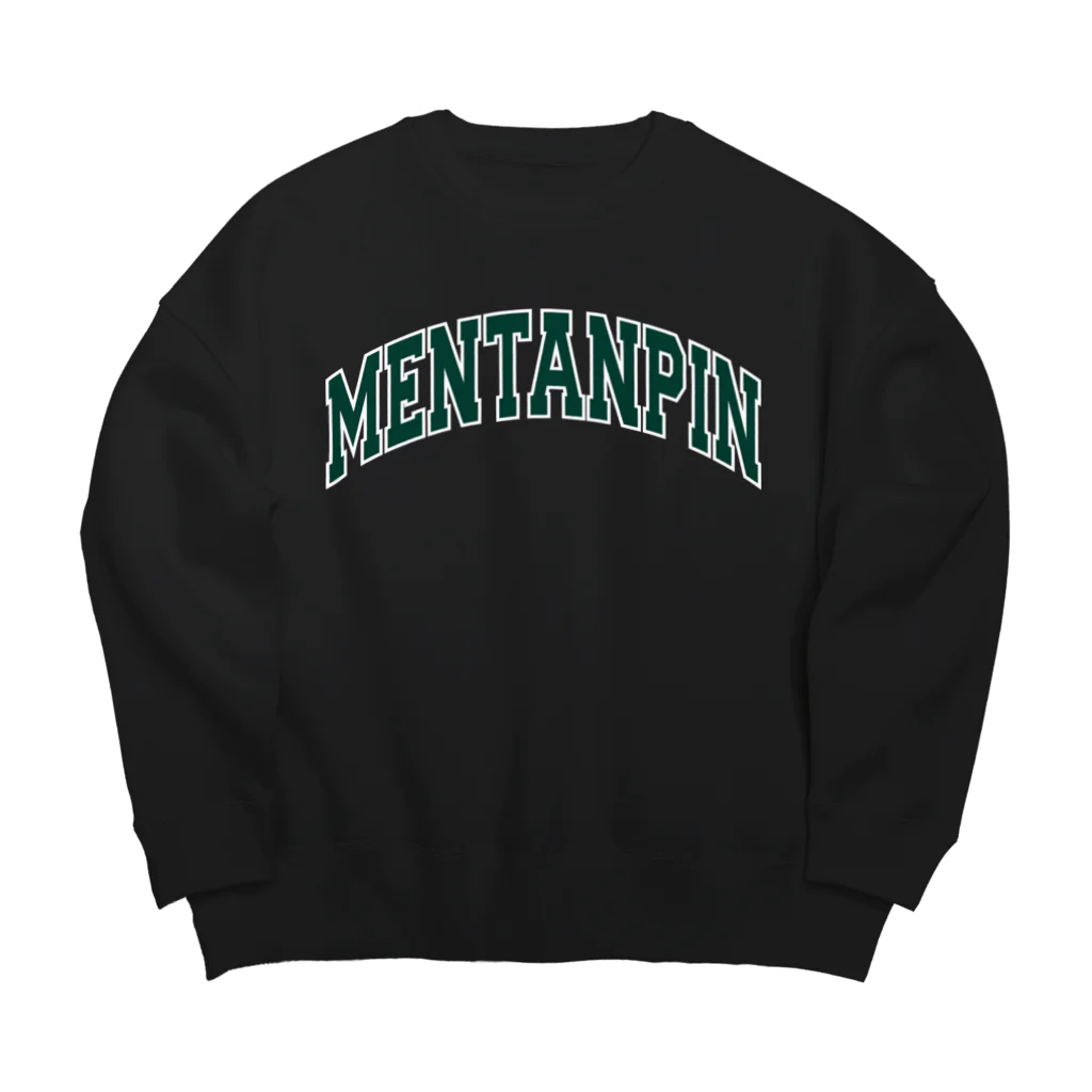 ポンチー麻雀の麻雀 メンタンピン カレッジ ロゴ Big Crew Neck Sweatshirt