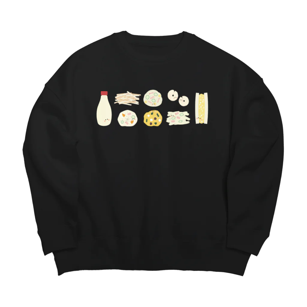 cotton-berry-pancakeのマヨちゃん Big Crew Neck Sweatshirt