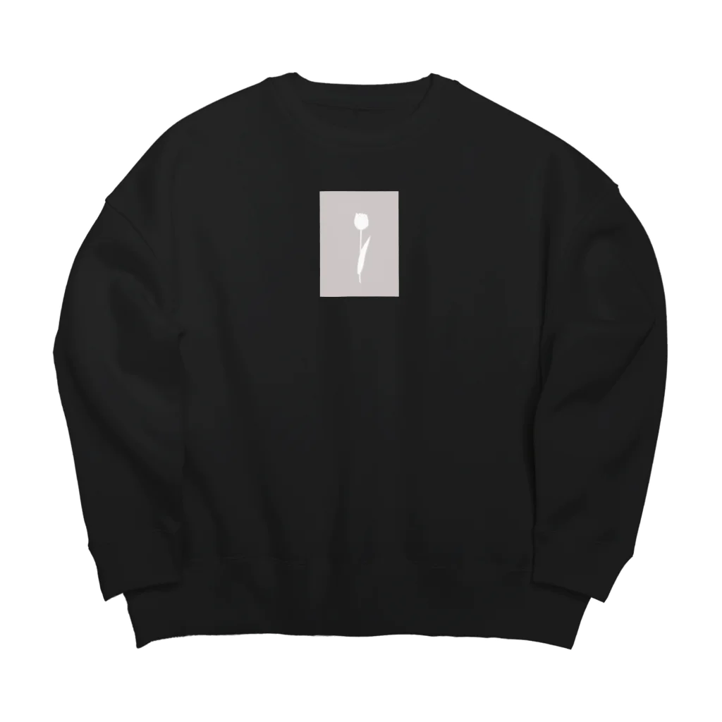 rilybiiのTulip silhouette Big Crew Neck Sweatshirt