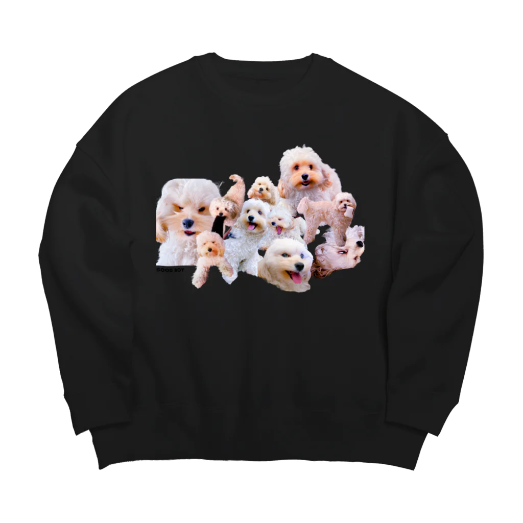 NORI OKAWAの賢い犬 大集合 Big Crew Neck Sweatshirt