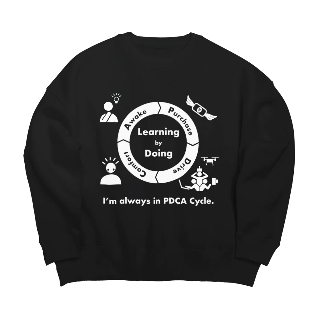 DoinJomainの散財家のPDCAサイクル Big Crew Neck Sweatshirt