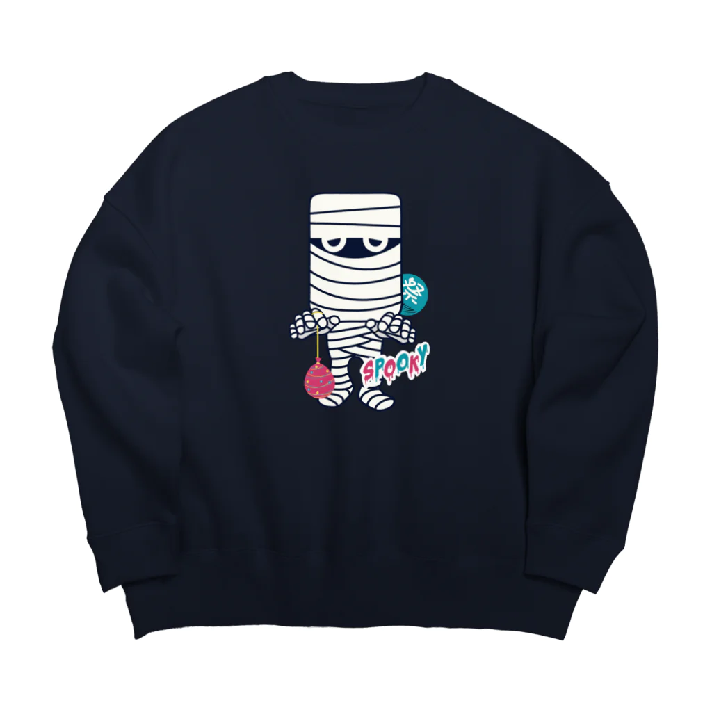 キッズモード某の夏祭り帰りのミイラ男 Big Crew Neck Sweatshirt