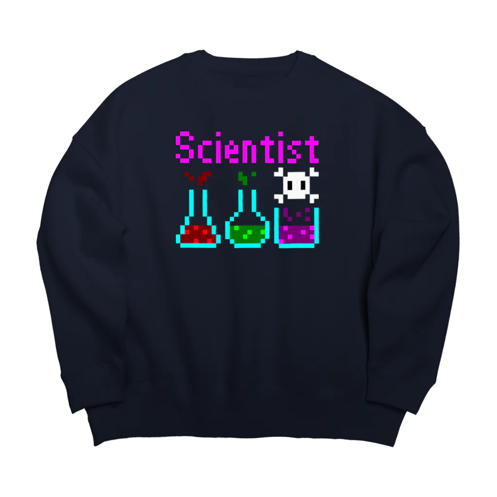 ナチュラルサトシのめへのScientist Big Crew Neck Sweatshirt