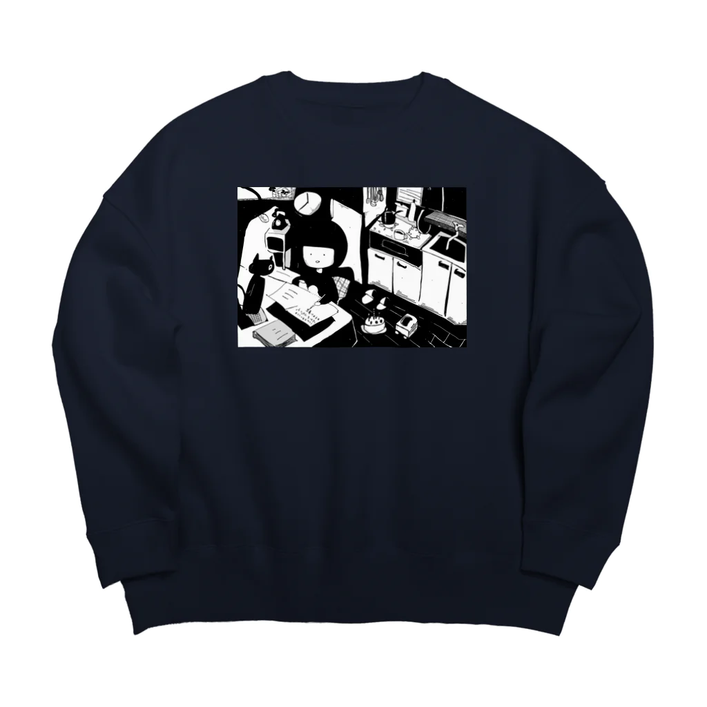 はたらきアリ出版のハムスターにも分かる‼︎ リビングカチオン重合 Big Crew Neck Sweatshirt