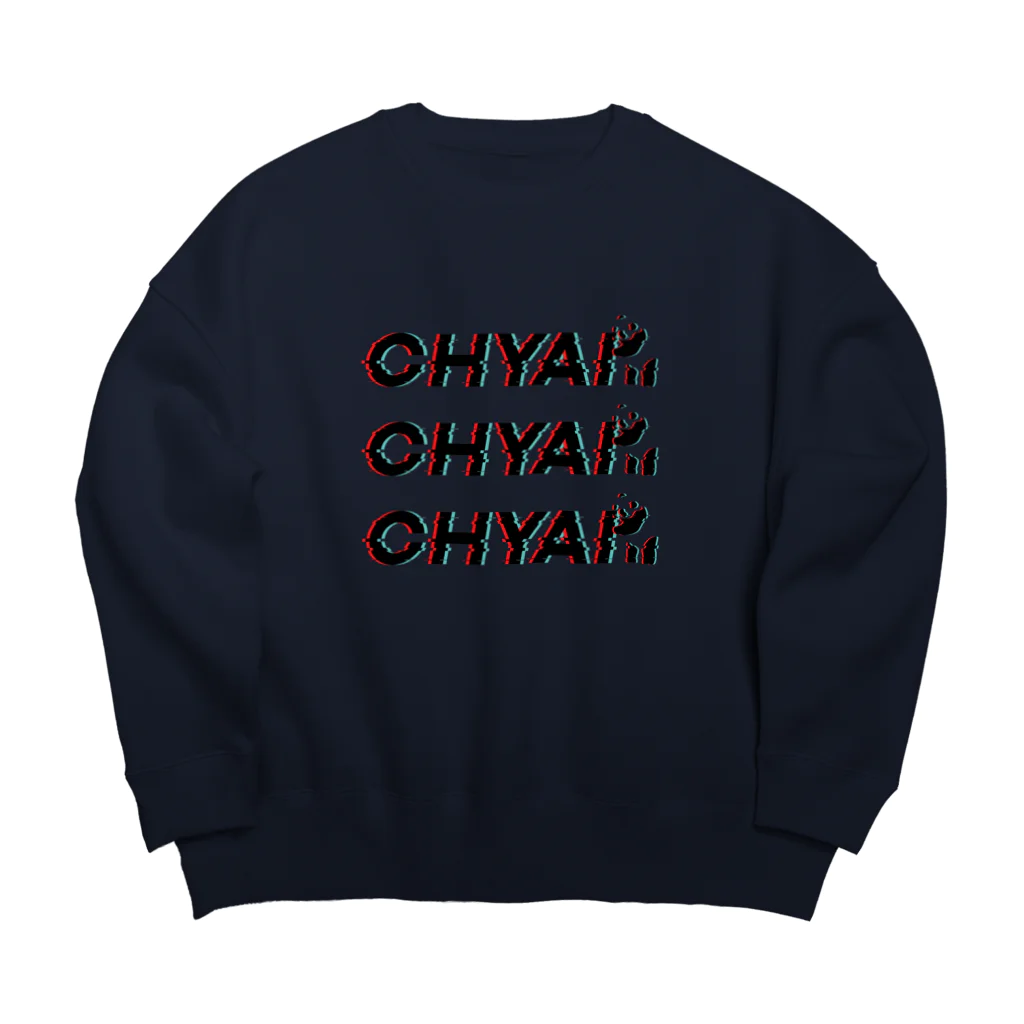 ChyaiのChyai/LogoClothes Big Crew Neck Sweatshirt