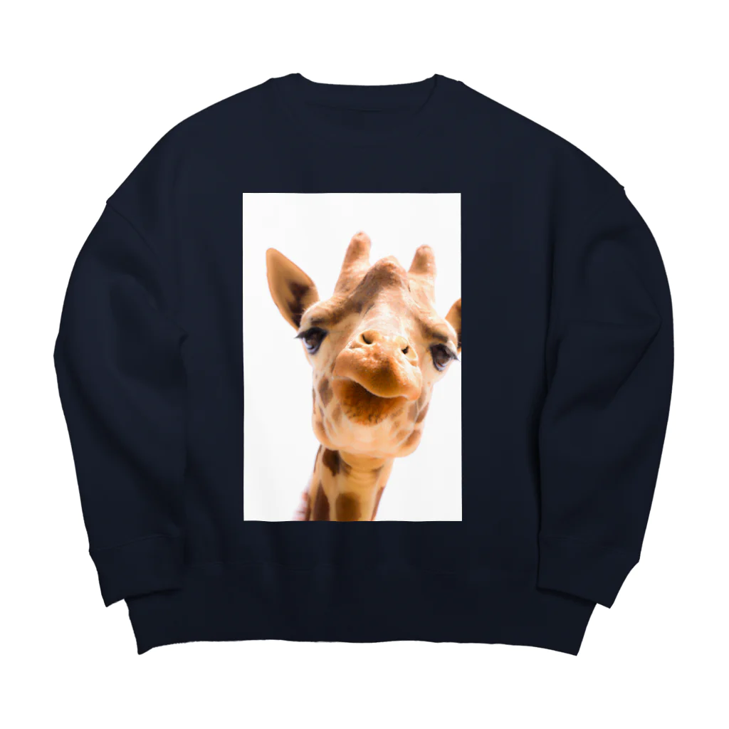 kamakiri3のGiraffe Big Crew Neck Sweatshirt