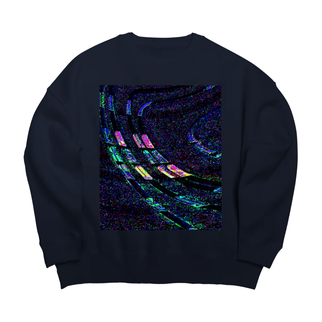 水草の高速道路２０２３ Big Crew Neck Sweatshirt