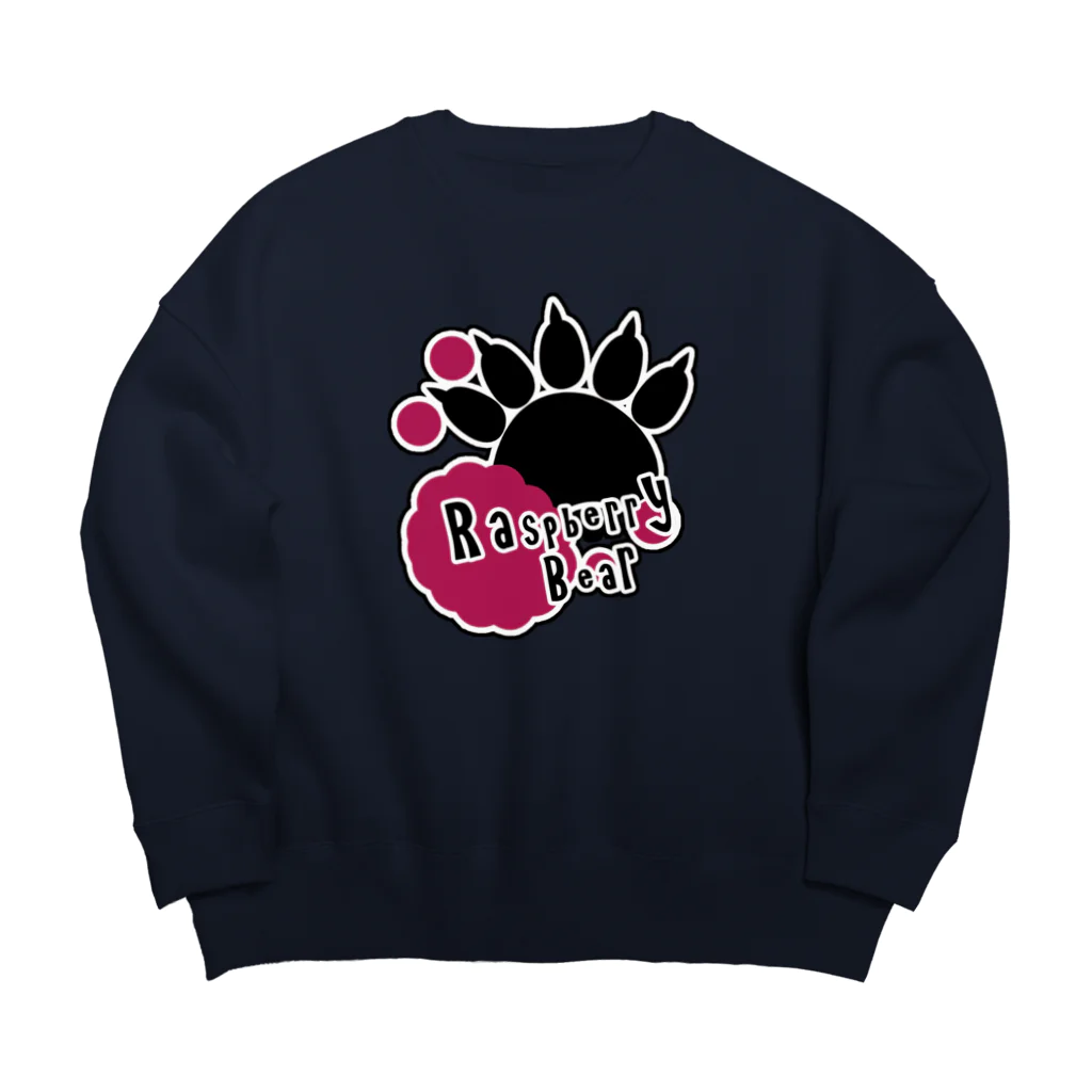 WhiteQuartetto/Raspberry BearのRaspberry Bear OFFICIAL GOODS Big Crew Neck Sweatshirt