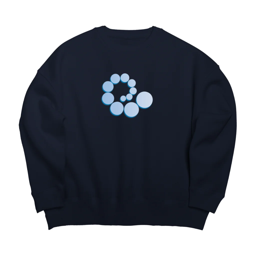 11UCOのCircles -step up- Big Crew Neck Sweatshirt