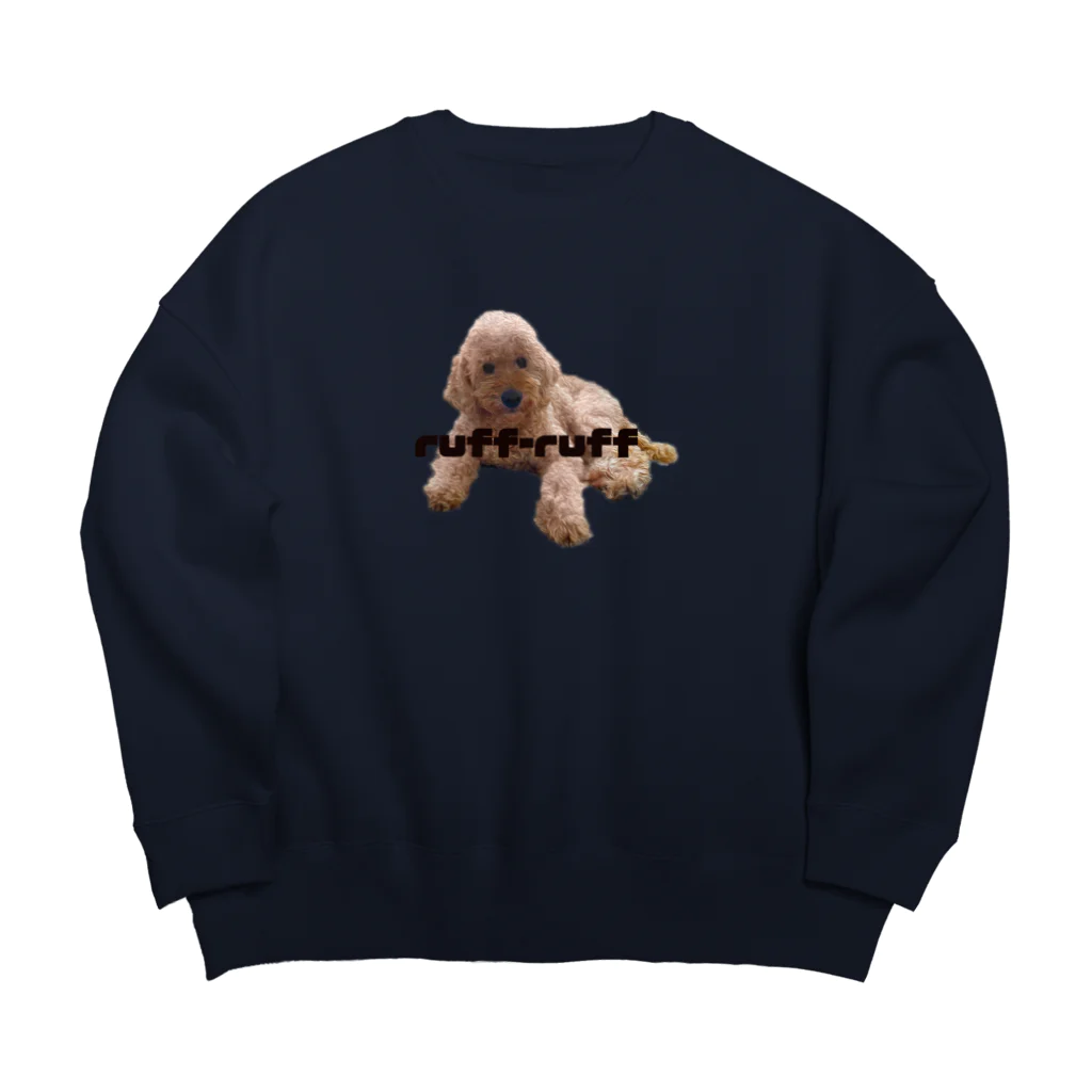 srgmanのruff-ruff  Big Crew Neck Sweatshirt