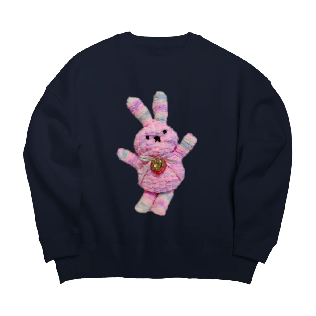 ゆめうさぴのゆめうさぴ Big Crew Neck Sweatshirt