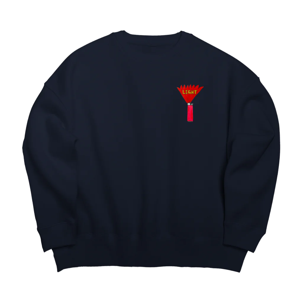 hosono1227のライトライター Big Crew Neck Sweatshirt