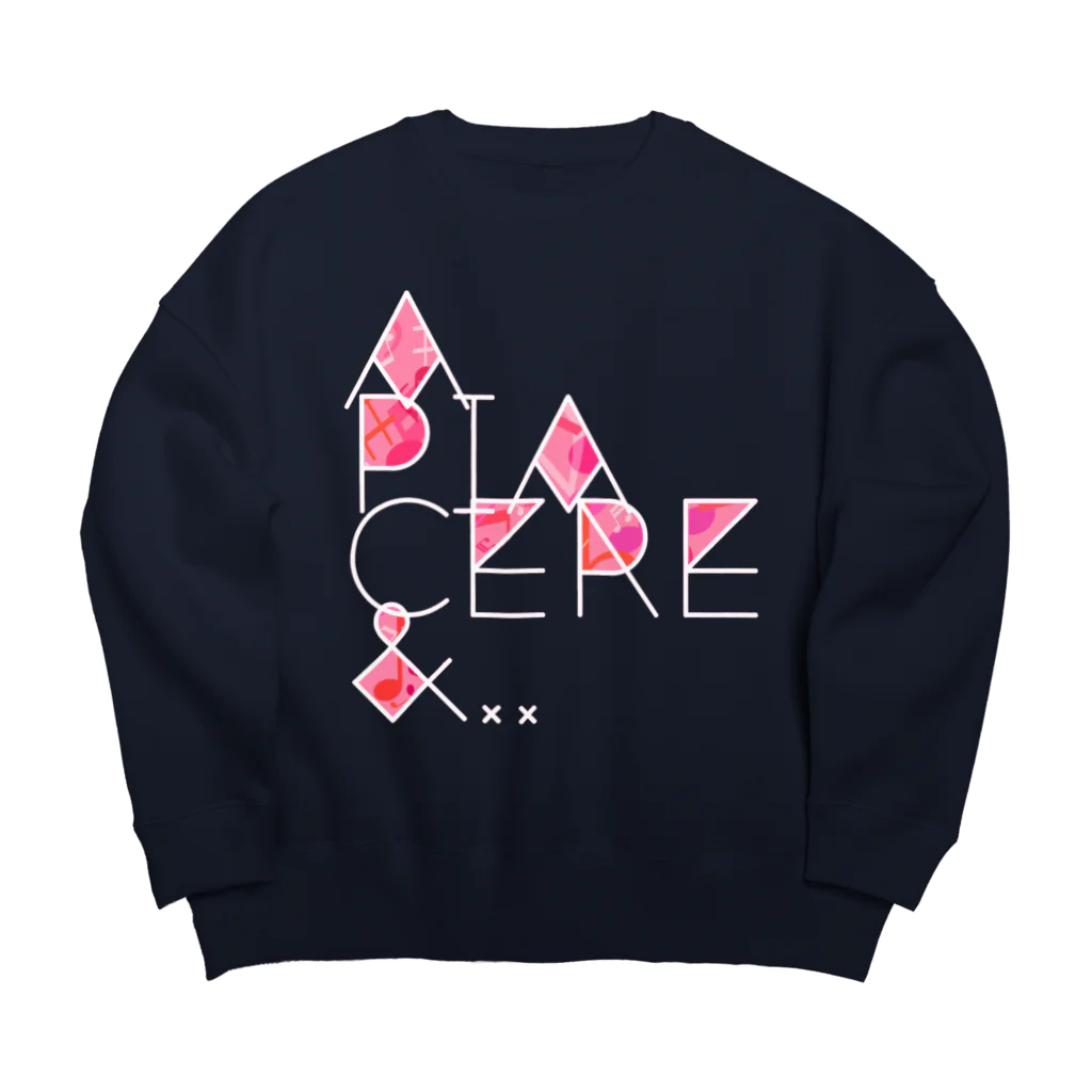 a piacere&.. (アピアチェーレ)のa pia cere&.. Big Crew Neck Sweatshirt