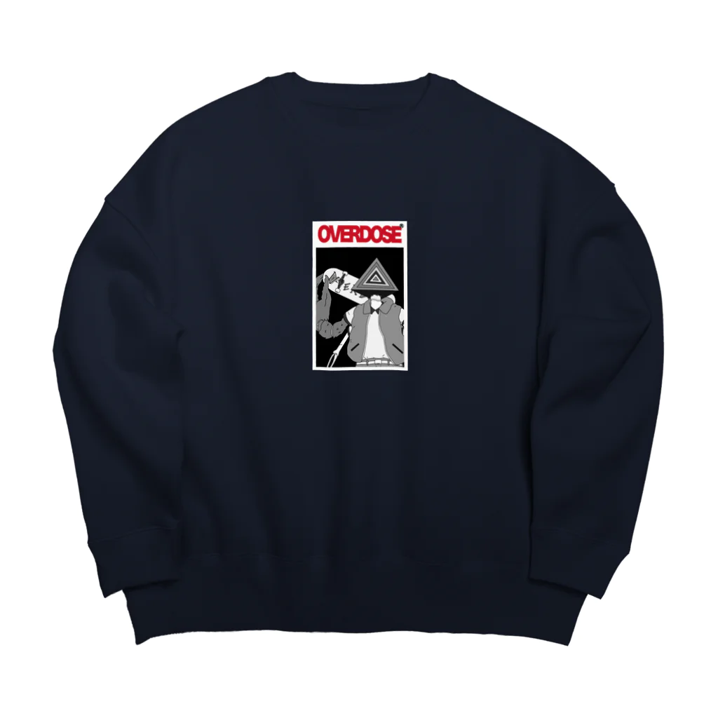 OVERDOSE skateboardsのOD-M sweatshirts Big Crew Neck Sweatshirt