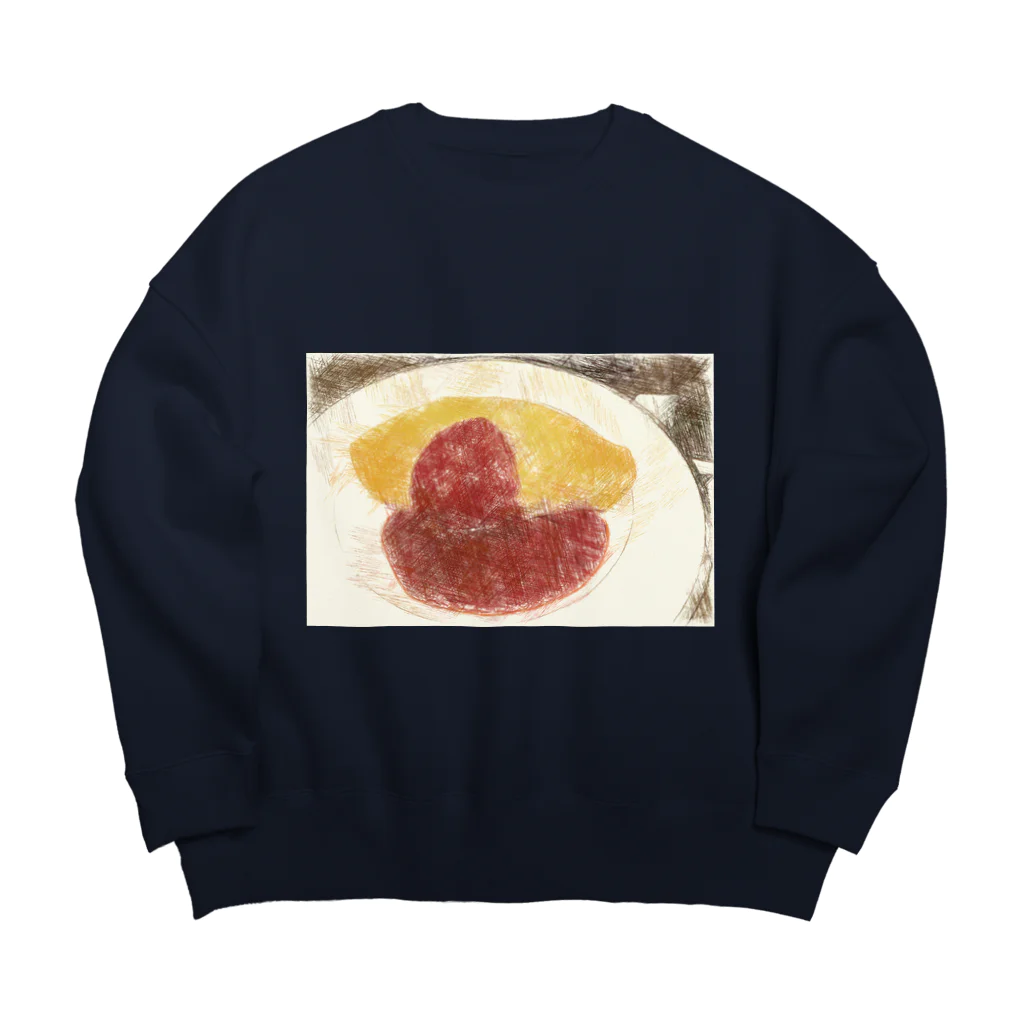 Lost'knotの俺ン家来ナイ？ Big Crew Neck Sweatshirt