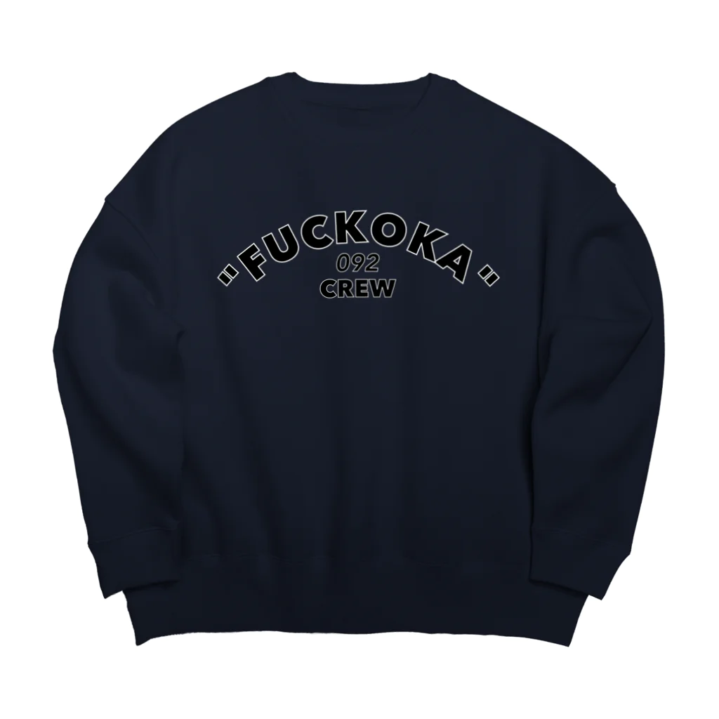 Lil'Tyler's Clothing.の「FUCKOKA 092 CREW」 Big Crew Neck Sweatshirt