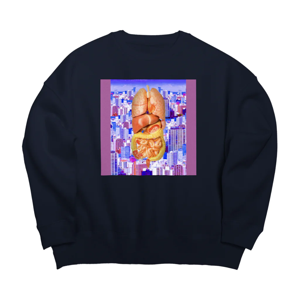 本田 春のカンゾウくん Big Crew Neck Sweatshirt