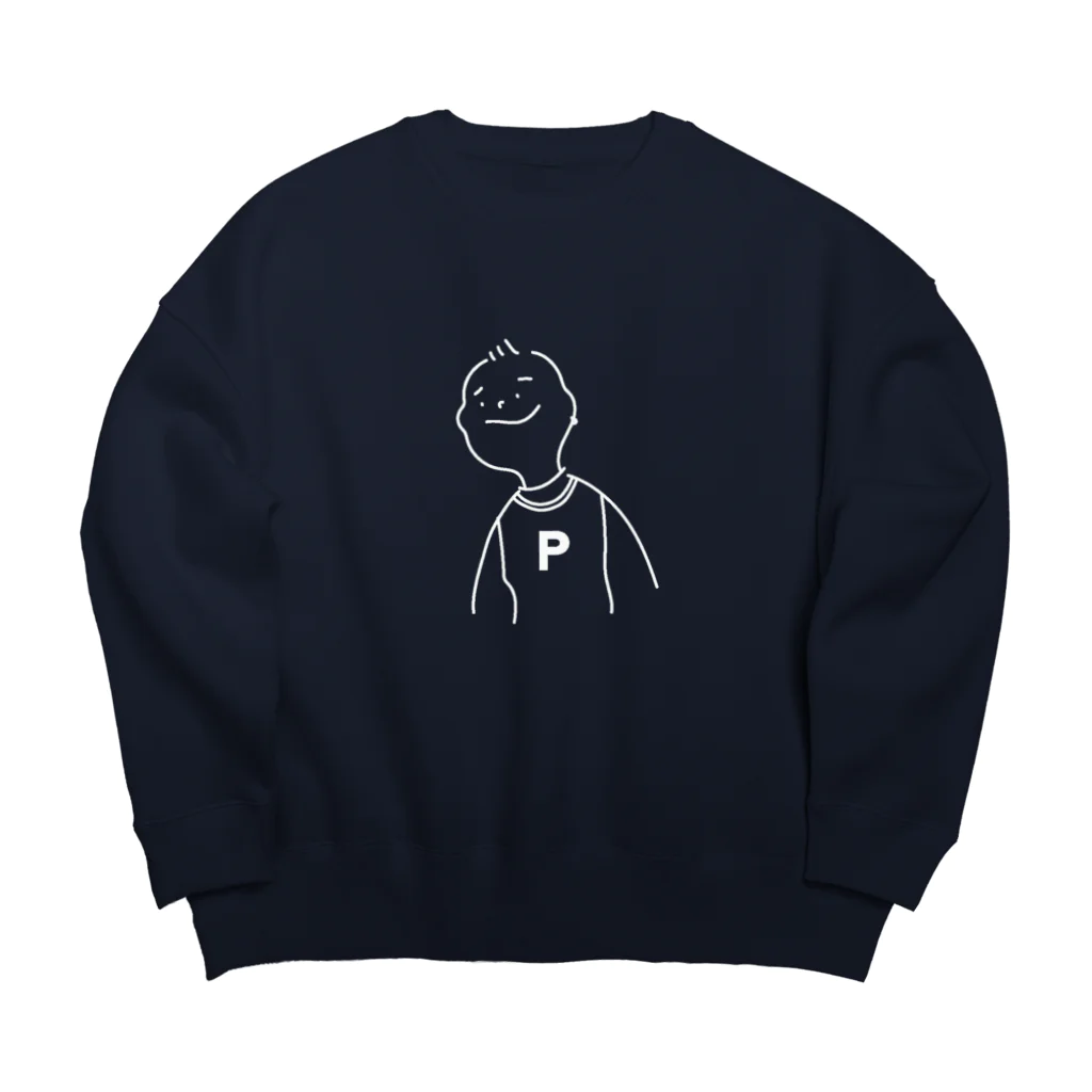 sikikyoのsweet parking boy Big Crew Neck Sweatshirt