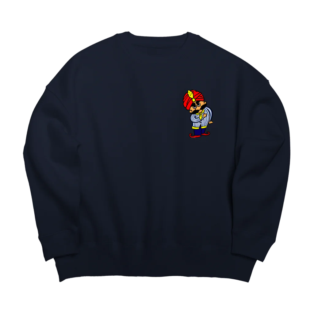 osakacurryindoyaの【公式】カレーライスの印度屋 Big Crew Neck Sweatshirt