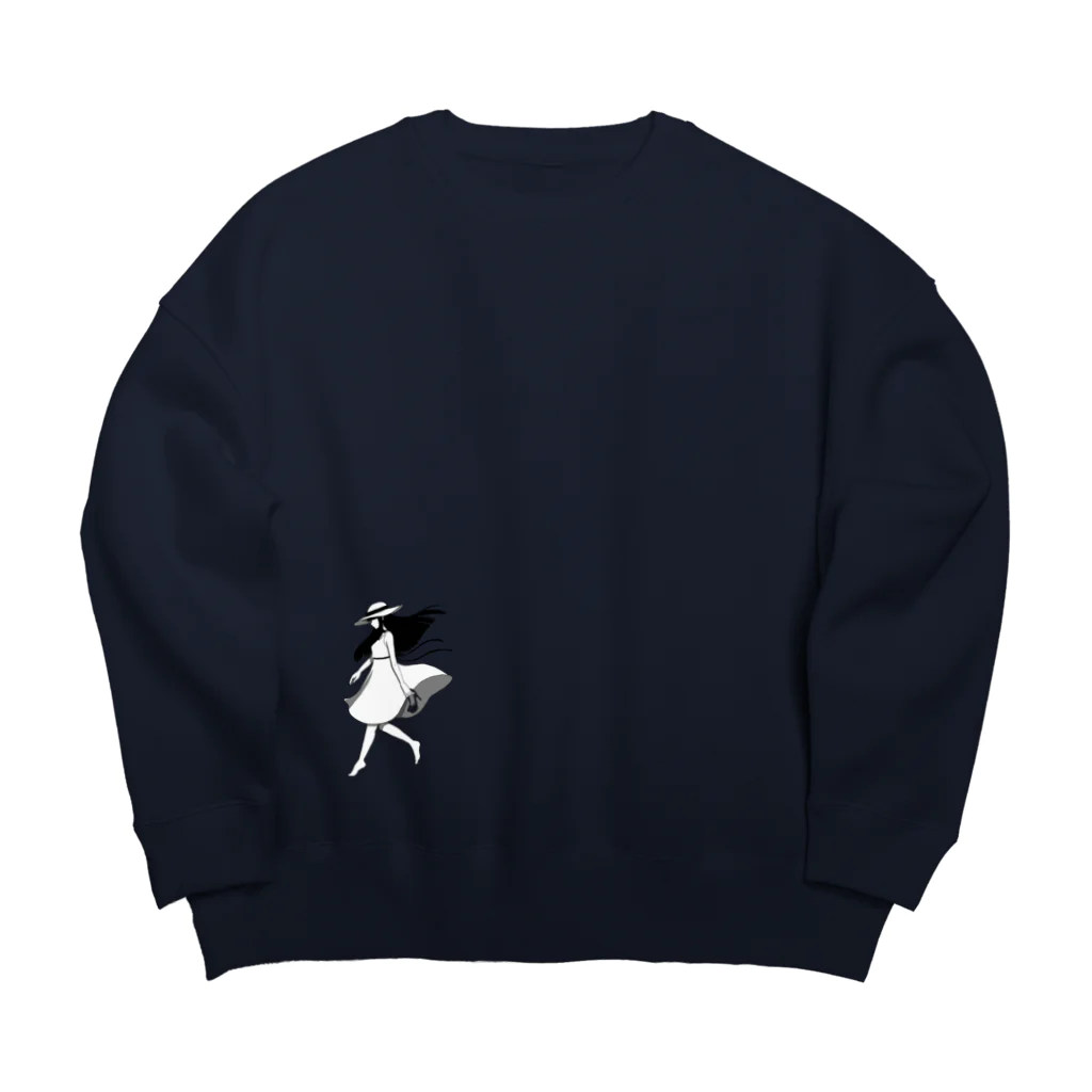 cal_calのわんぴーすがーる Big Crew Neck Sweatshirt