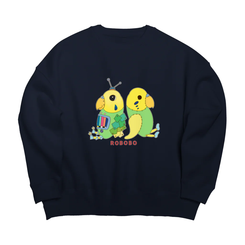 ねこぜや のROBOBO ユーチューバー Big Crew Neck Sweatshirt