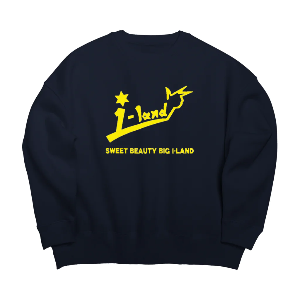 i-landのi-landロゴぶかっとスウェット Big Crew Neck Sweatshirt