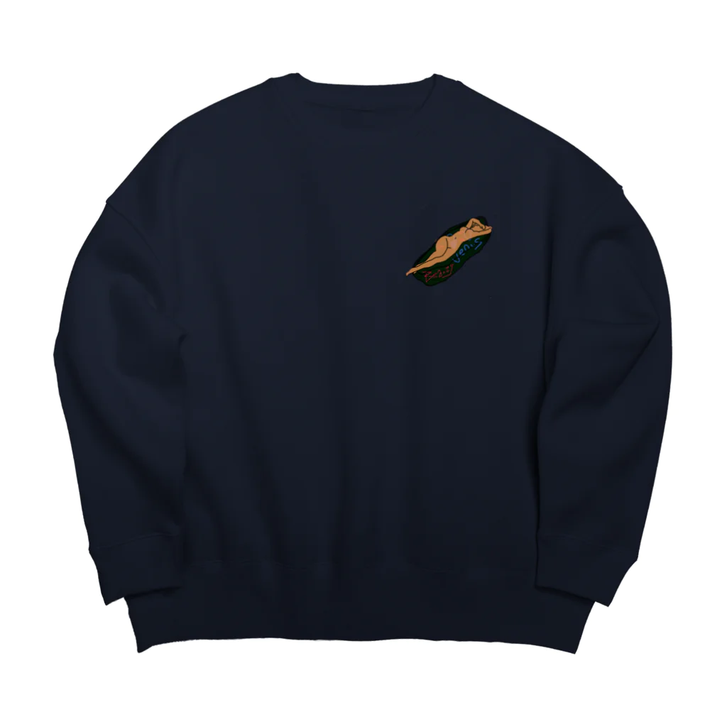 パリンキーの牡蠣のビーナス Big Crew Neck Sweatshirt