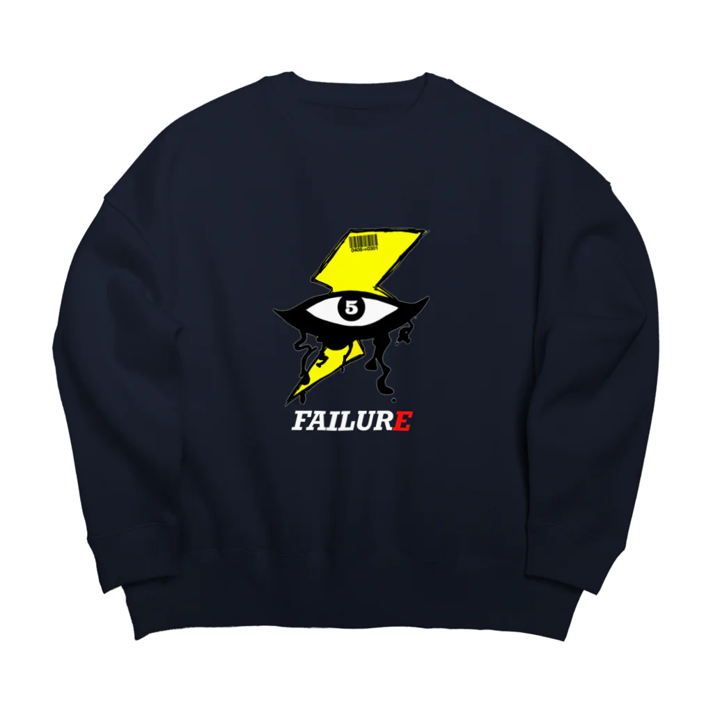 【Zebra channel 公式SHOP】 しまうま工房のFAILUR E Big Crew Neck Sweatshirt