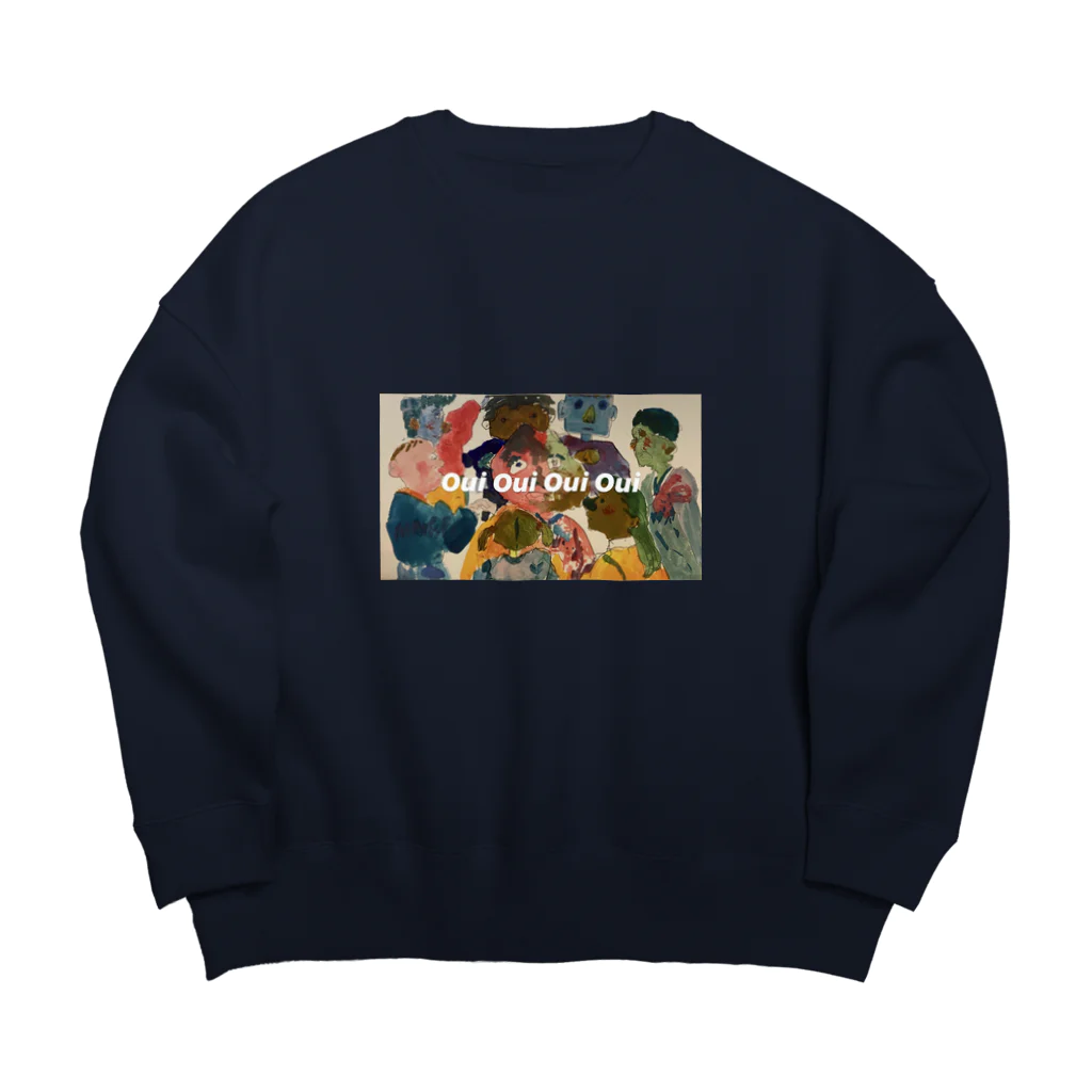 tinoah marchéのOui Oui oui Big Crew Neck Sweatshirt