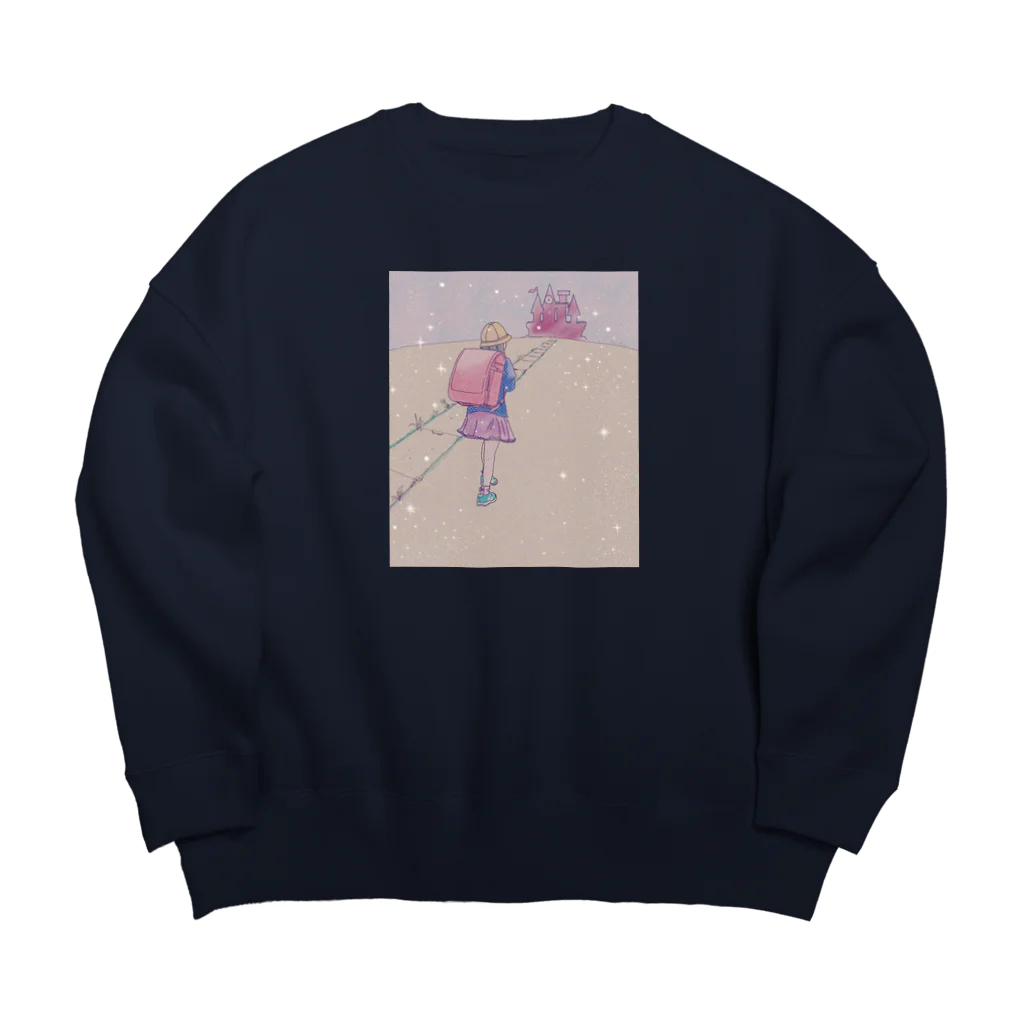 オンティーヌのいざ！学校へ！ Big Crew Neck Sweatshirt