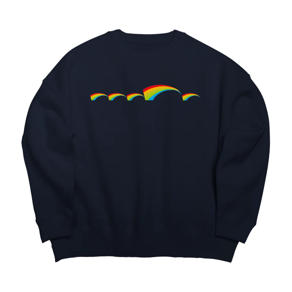 I＊Ly / アイリィのレインボーフィン Big Crew Neck Sweatshirt