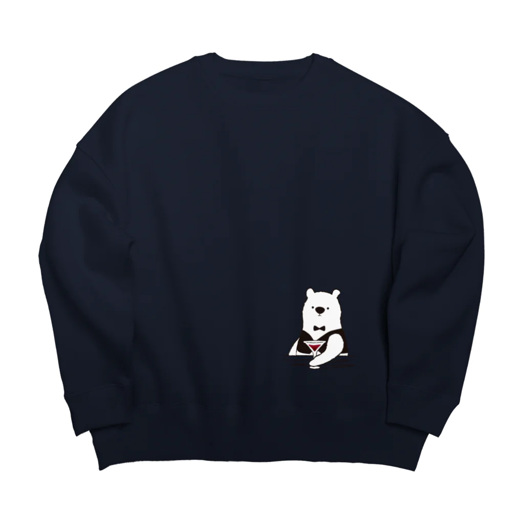 バーテンダーのアルルさんのバーテンダーのアルルさん　カクテルレッド Big Crew Neck Sweatshirt