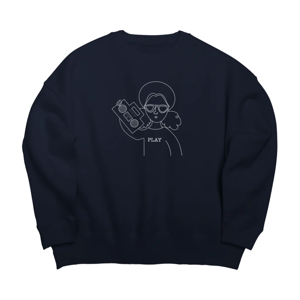 from AのミスターPlay Big Crew Neck Sweatshirt