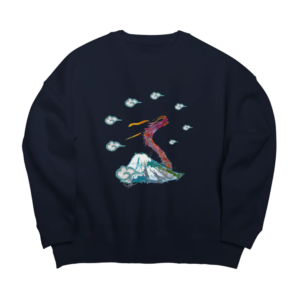 WAMI ARTの八雲富士竜(やくもふじたつ) Big Crew Neck Sweatshirt