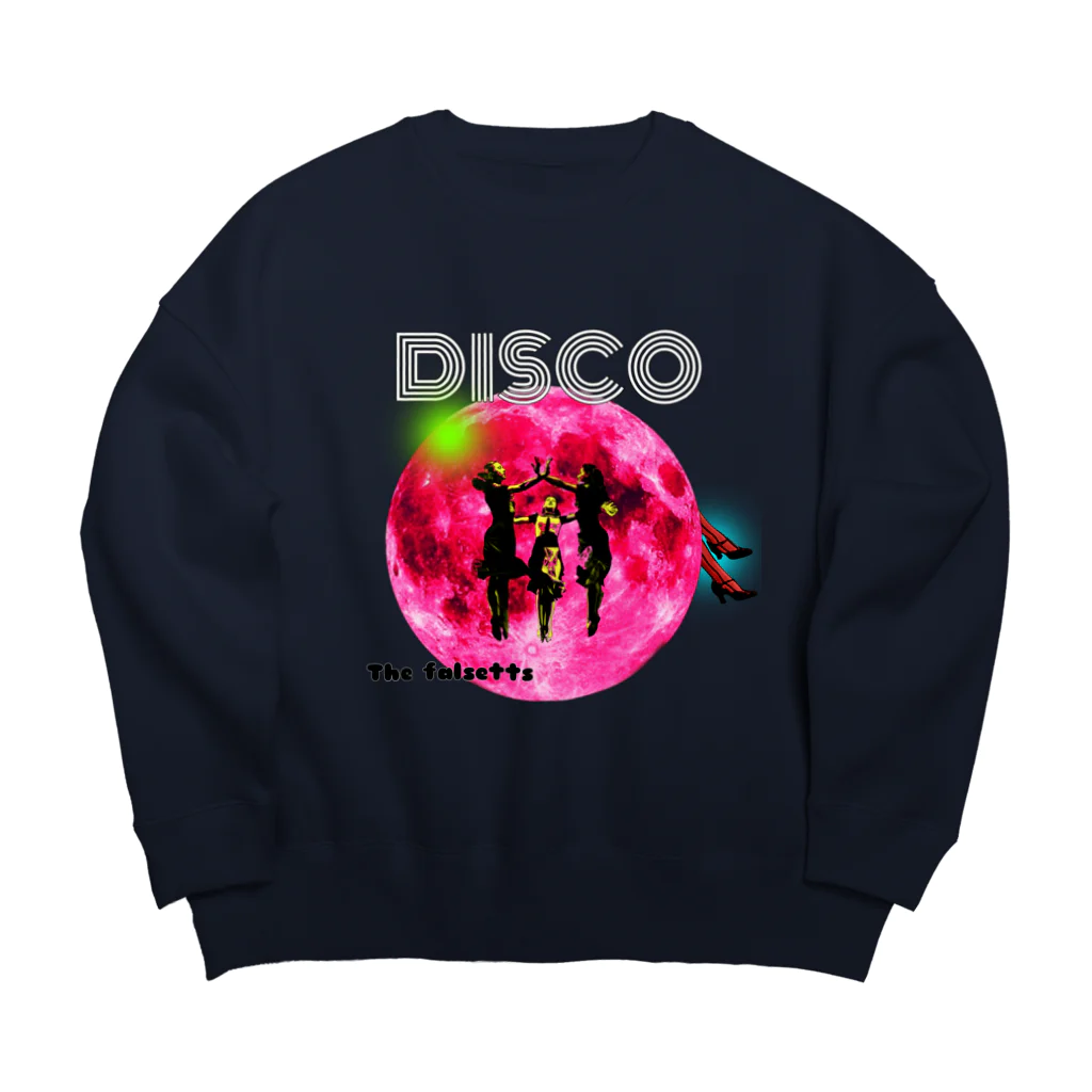 すなっく神様1号店(店長ねこ)のDISCO Big Crew Neck Sweatshirt