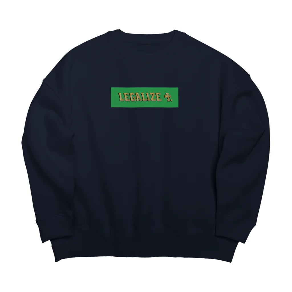 Nogenreのボックスロゴ Big Crew Neck Sweatshirt