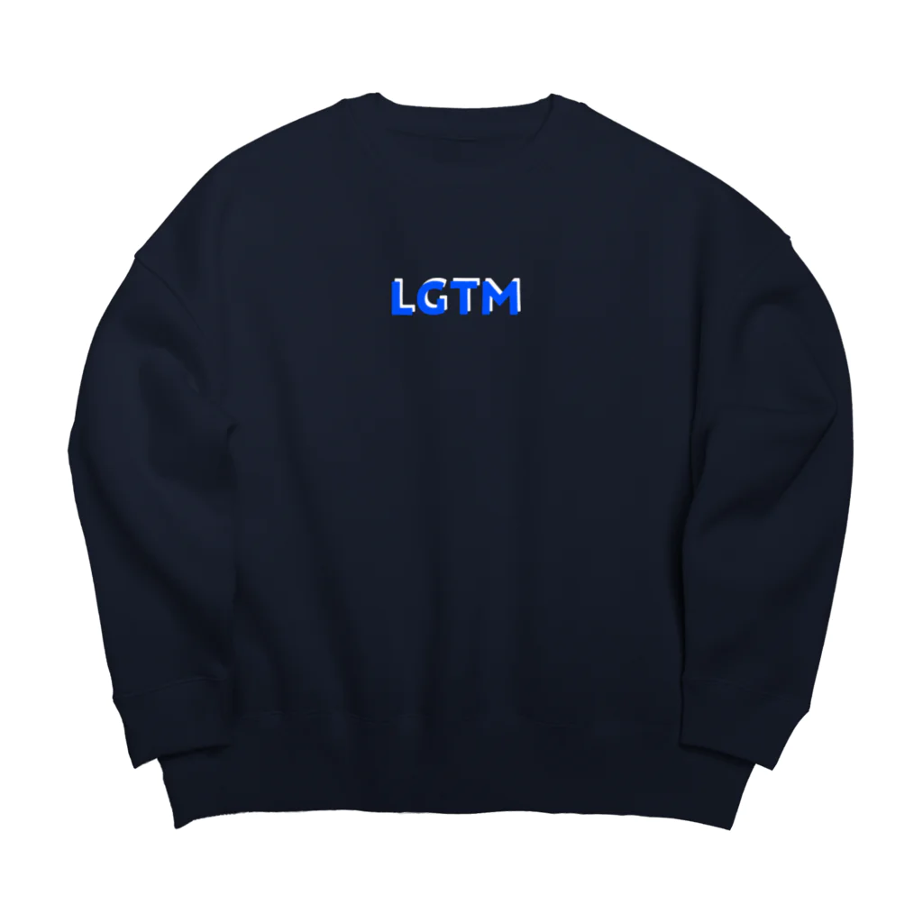 /logo.pngのLGTM ブルー ビッグシルエットスウェット