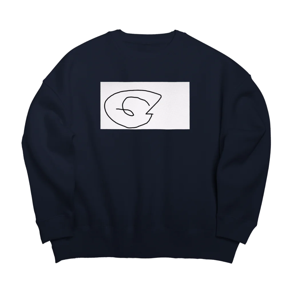 傘のいとこちゃん Big Crew Neck Sweatshirt