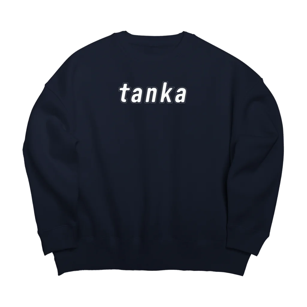 鍋ラボのロゴ風tanka Big Crew Neck Sweatshirt