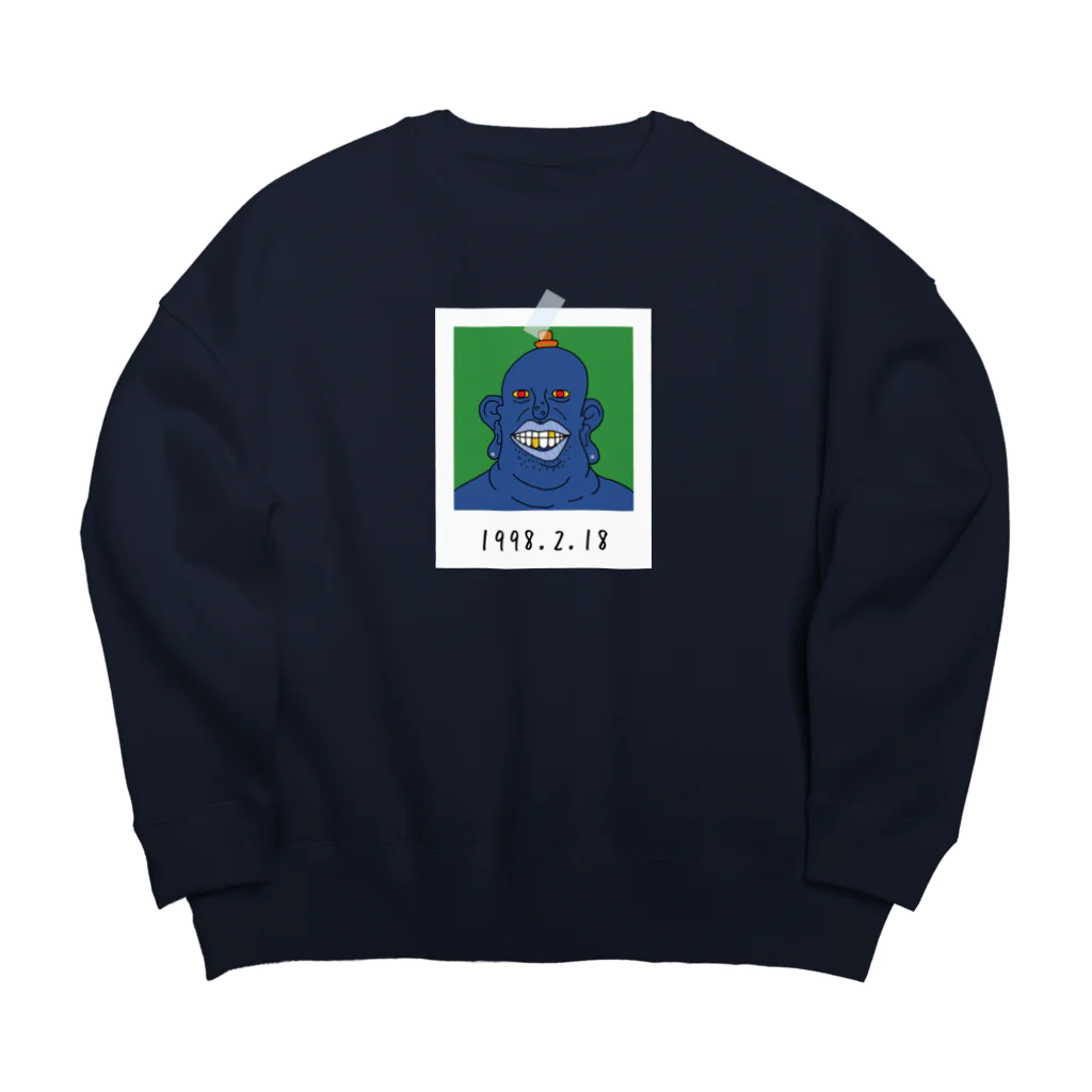 かずのこカンパニーのいや、怪しいって。 Big Crew Neck Sweatshirt