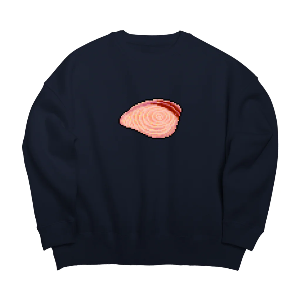 どっと屋のさかなのきりみ Big Crew Neck Sweatshirt